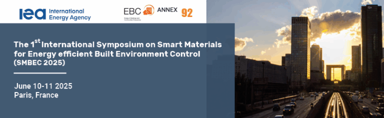 Invited Lecture at the 1st International Symposium on Smart Materials for Energy effiecient Built Environmental Control (SMBEC 2925)